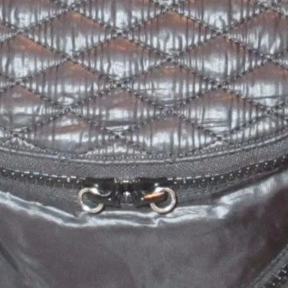 Rebecca Minkoff Jude Quilted Nylon Baby Diaper Bag $295 Black - #2221